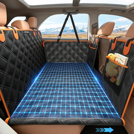 Best Hard Bottom Dog Hammock for Car — Waterproof Back Seat Cover
