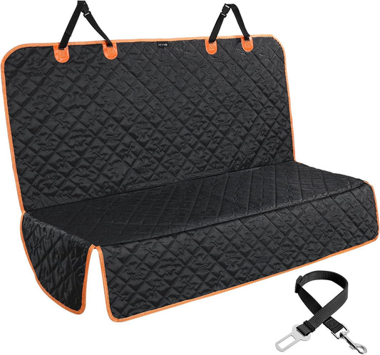 Car seat cover for dogs, waterproof and non-slip back seat protector for pets and children